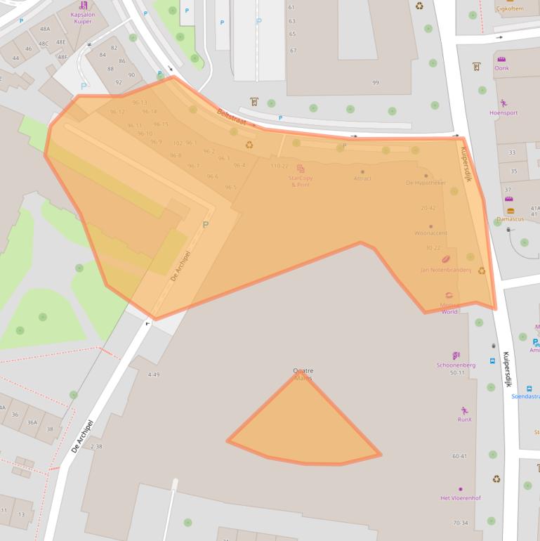 Kaart van postcodegebied 7512AB.