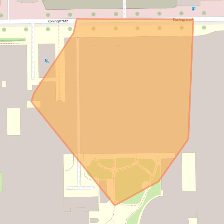 Kaart van postcodegebied 7512AG.