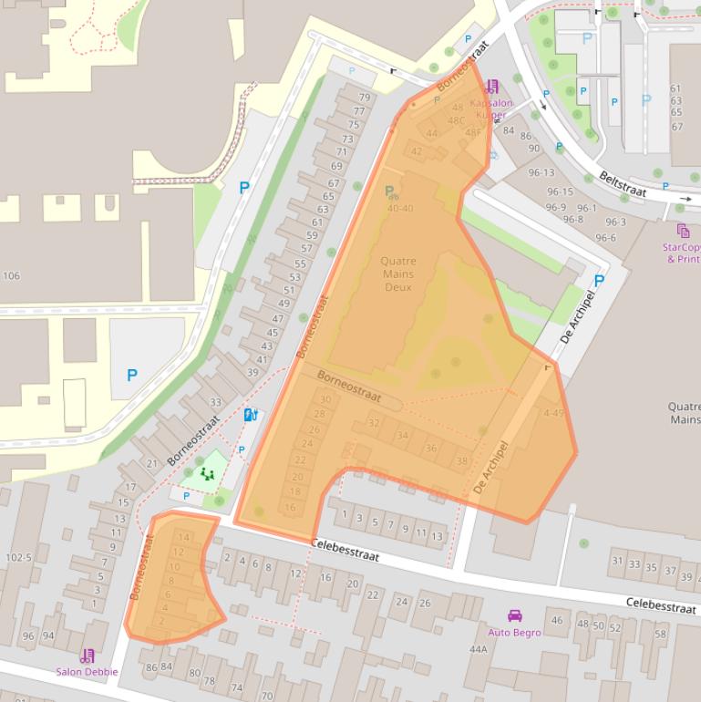 Kaart van postcodegebied 7512AK.