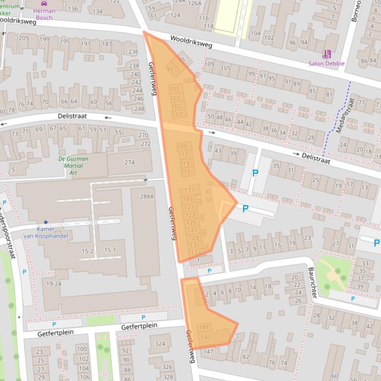 Kaart van postcodegebied 7512BB.