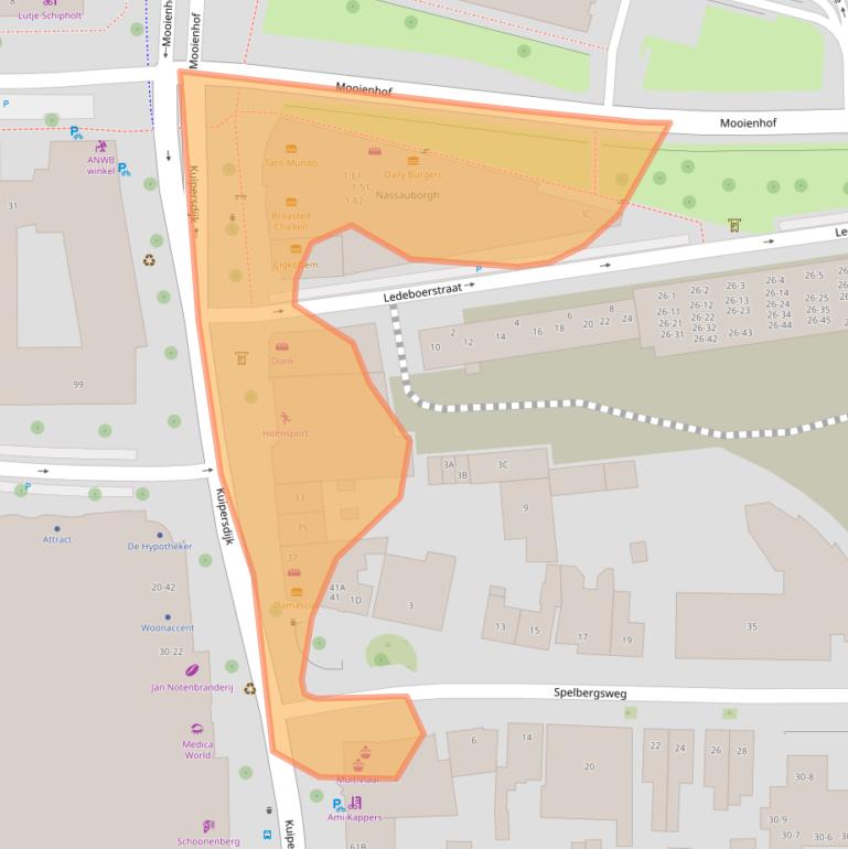 Kaart van postcodegebied 7512CA.