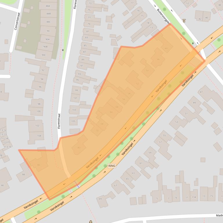 Kaart van postcodegebied 7512EP.