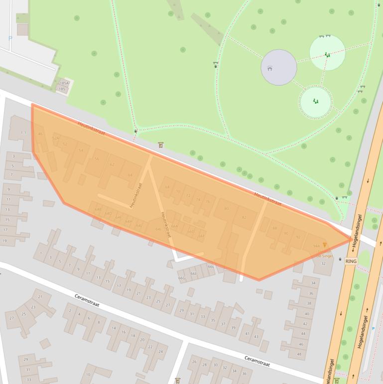 Kaart van postcodegebied 7512GN.