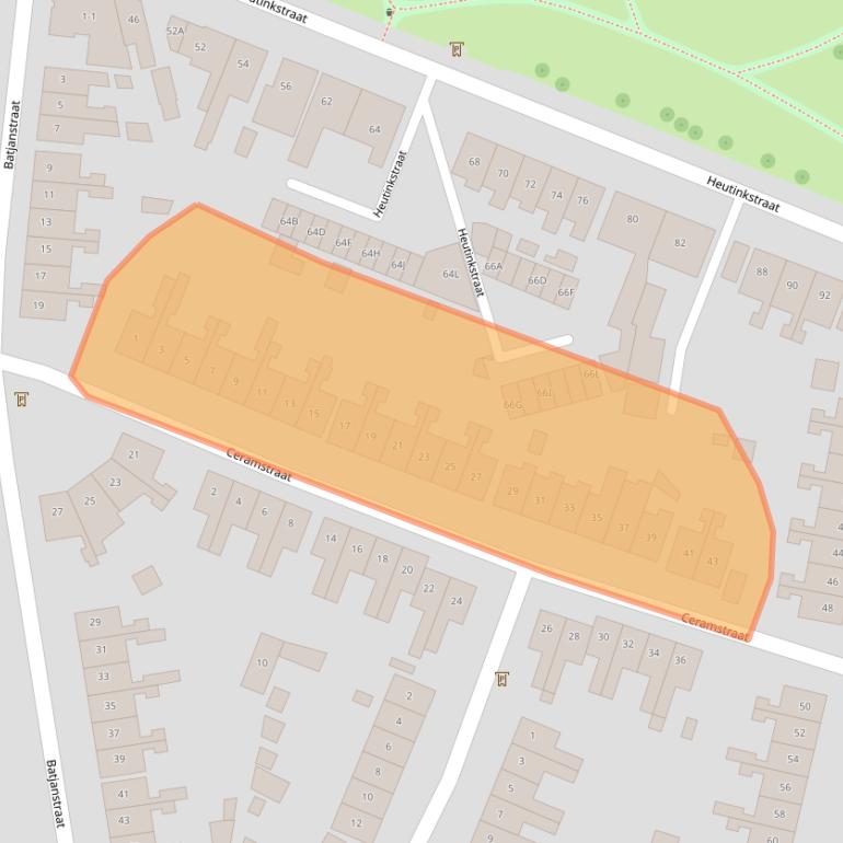 Kaart van postcodegebied 7512GP.