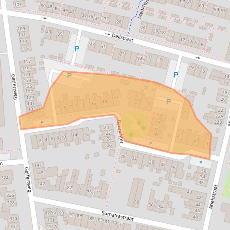 Kaart van postcodegebied 7512HB.