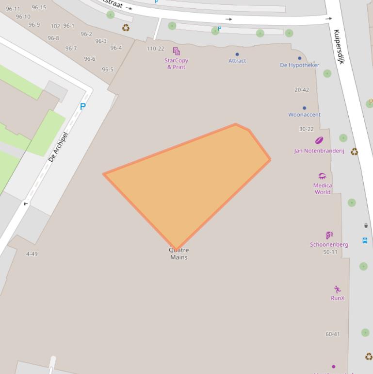 Kaart van postcodegebied 7512HG.