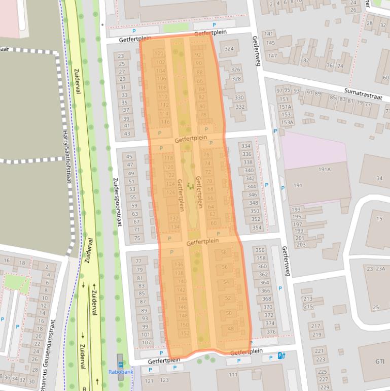 Kaart van postcodegebied 7512HH.