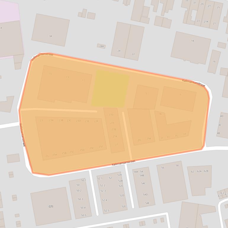 Kaart van postcodegebied 7512HL.