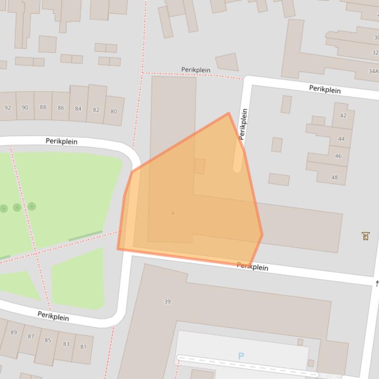 Kaart van postcodegebied 7512JC.