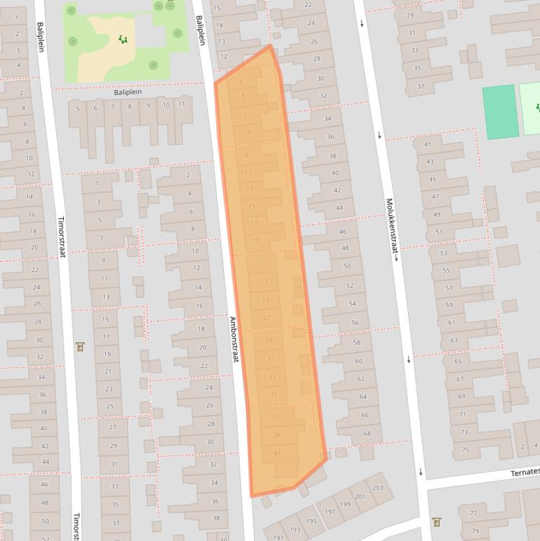 Kaart van postcodegebied 7512XK.