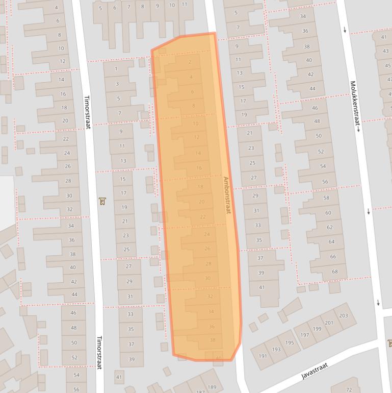 Kaart van postcodegebied 7512XL.