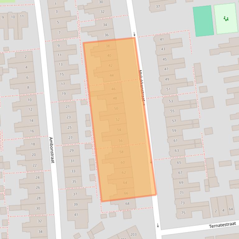 Kaart van postcodegebied 7512XS.