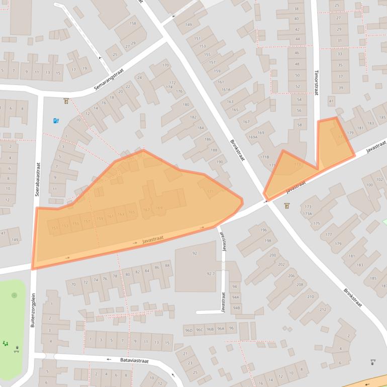 Kaart van postcodegebied 7512ZG.