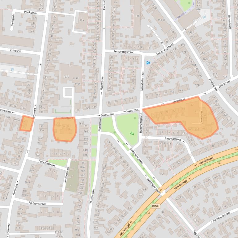 Kaart van postcodegebied 7512ZK.