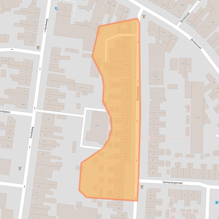Kaart van postcodegebied 7512ZR.