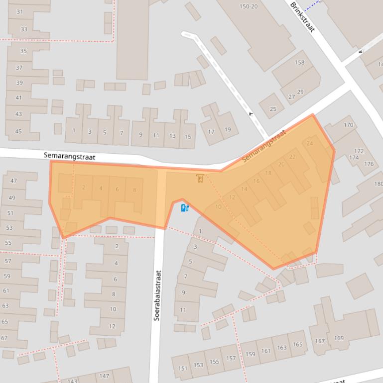 Kaart van postcodegebied 7512ZW.