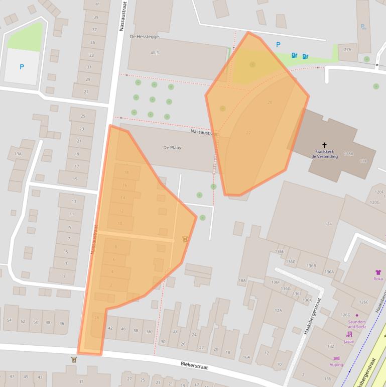 Kaart van postcodegebied 7513BW.