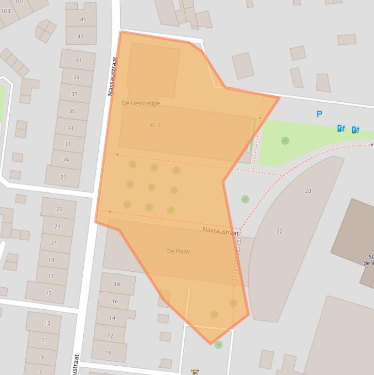 Kaart van postcodegebied 7513BX.