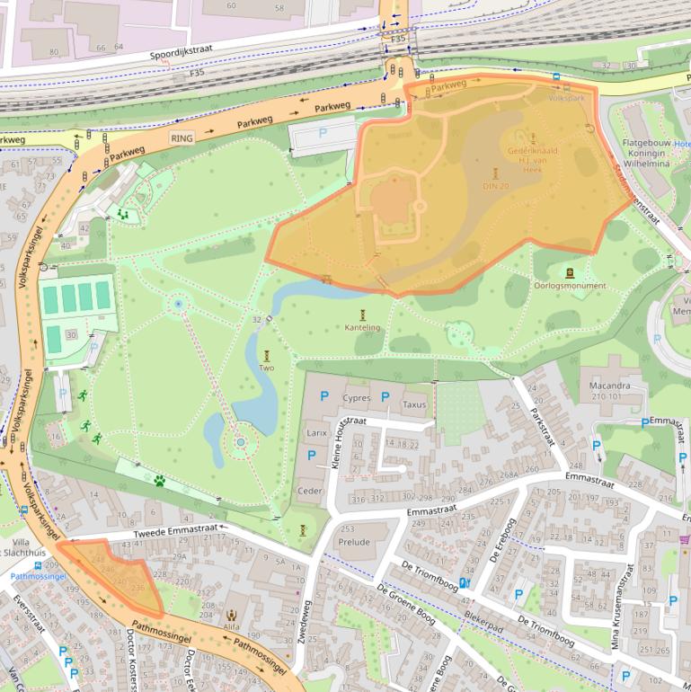 Kaart van postcodegebied 7513CN.