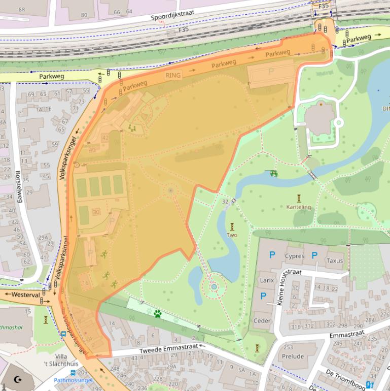 Kaart van postcodegebied 7513CT.