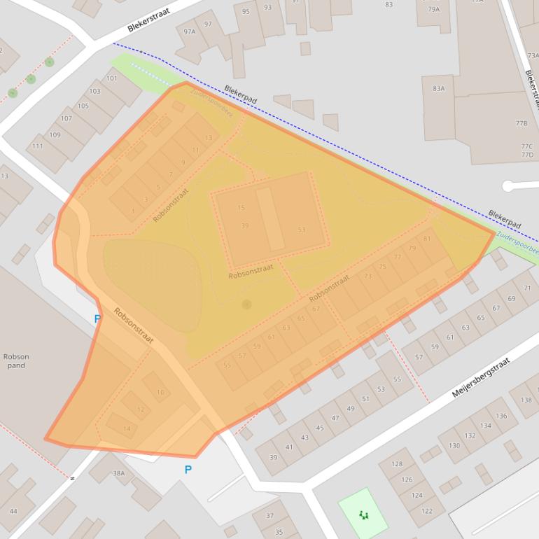 Kaart van postcodegebied 7513DA.