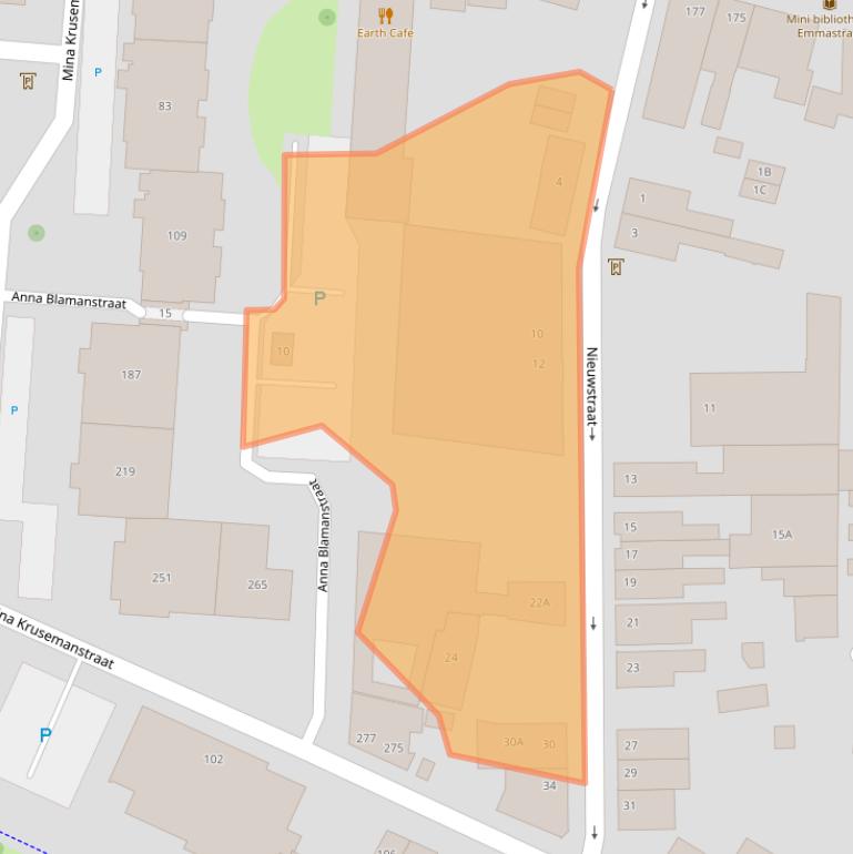 Kaart van postcodegebied 7513DC.