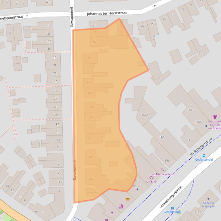 Kaart van postcodegebied 7513DK.