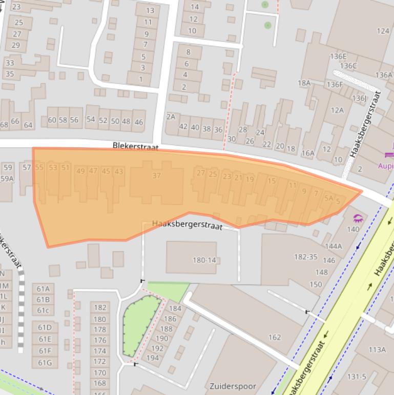 Kaart van postcodegebied 7513DR.