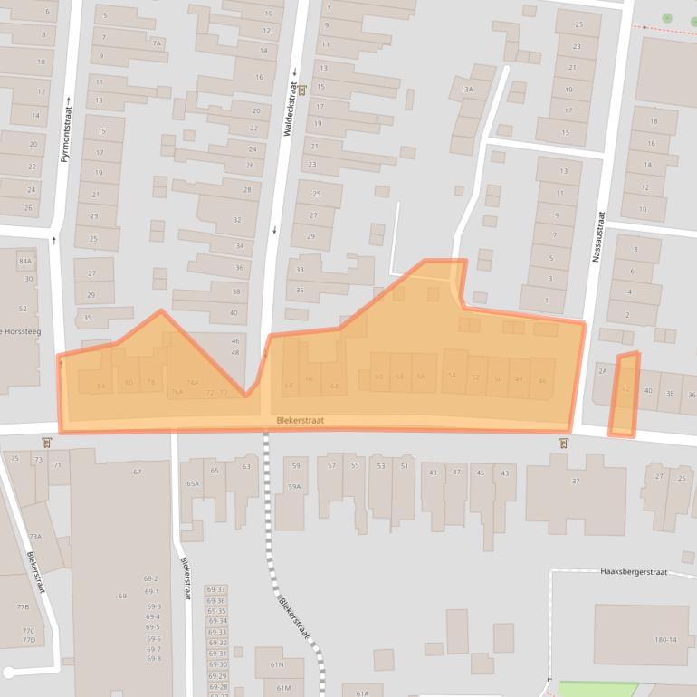 Kaart van postcodegebied 7513DX.