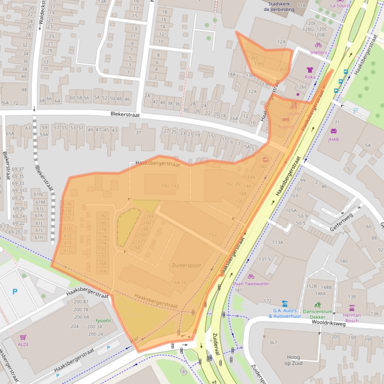 Kaart van postcodegebied 7513EB.