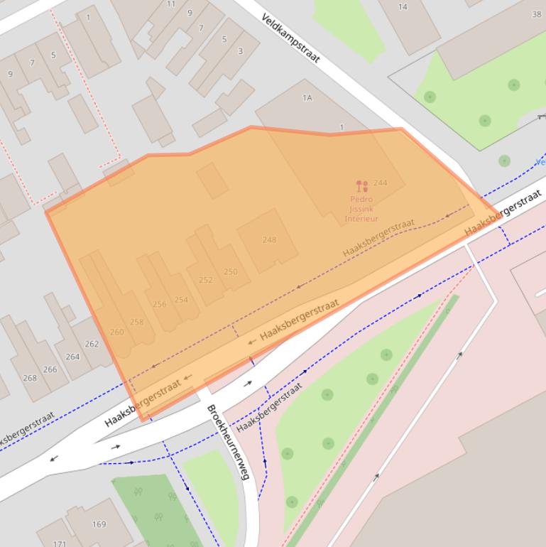 Kaart van postcodegebied 7513EE.