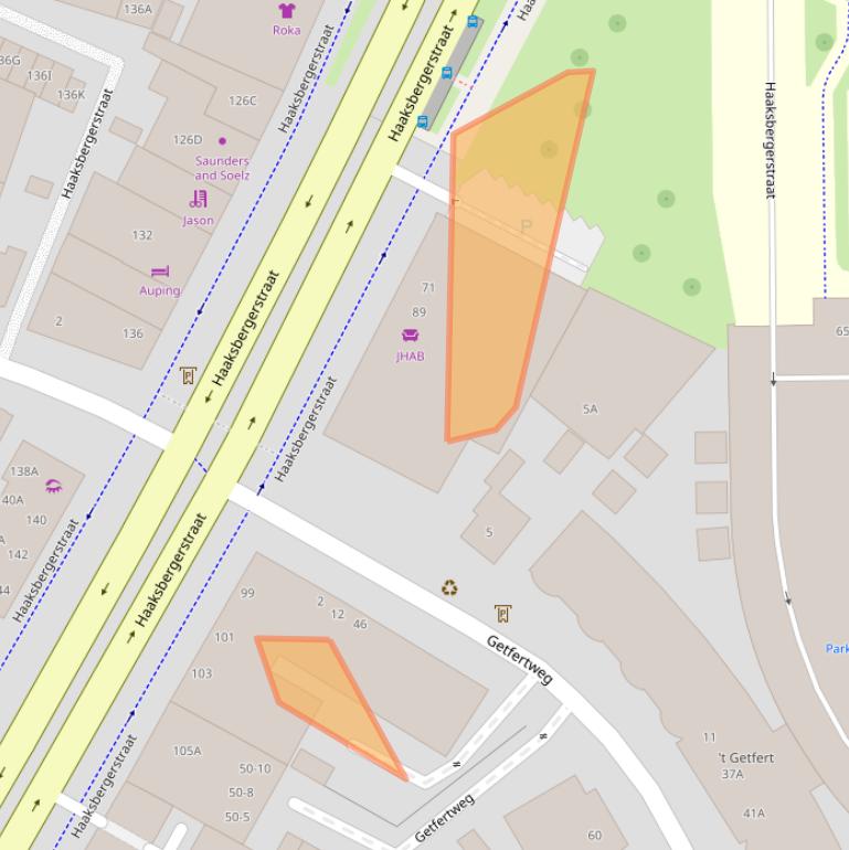 Kaart van postcodegebied 7513EK.
