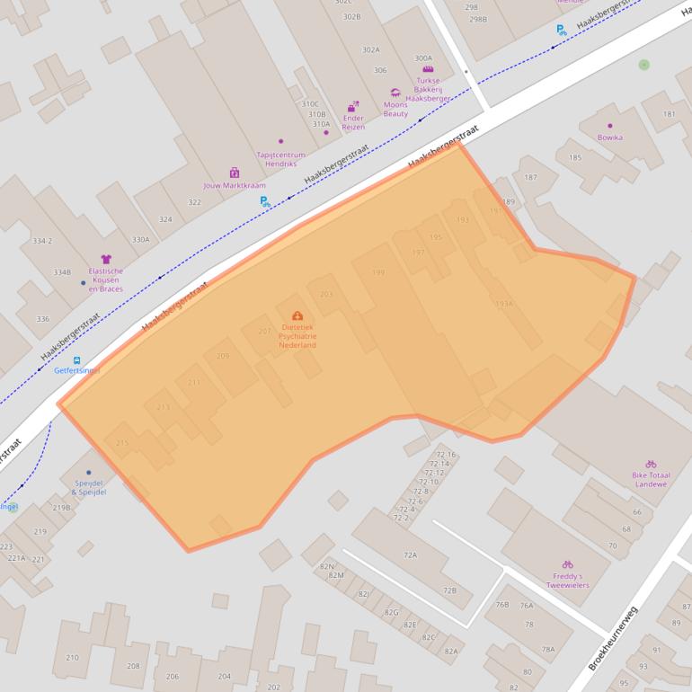 Kaart van postcodegebied 7513EM.