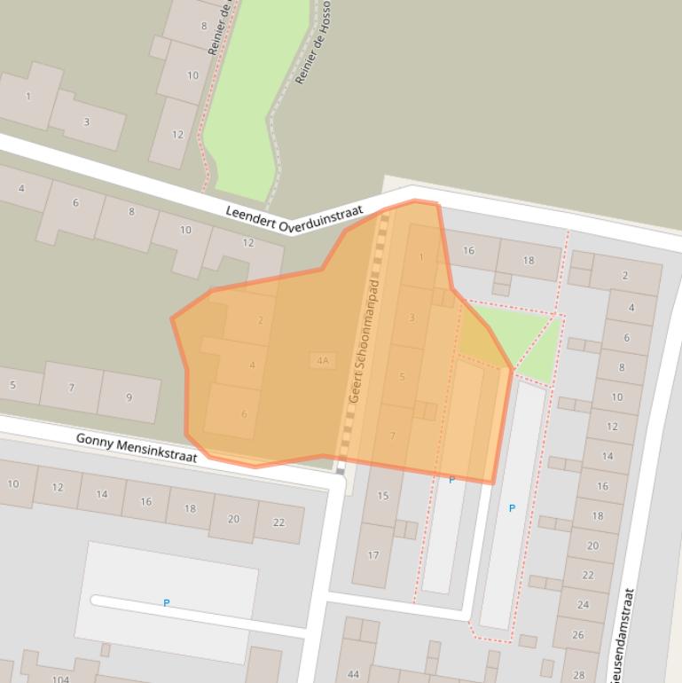 Kaart van postcodegebied 7513GK.