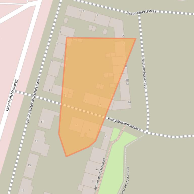 Kaart van postcodegebied 7513GN.