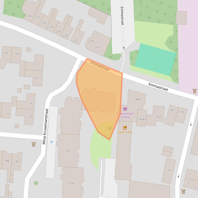 Kaart van postcodegebied 7513HA.