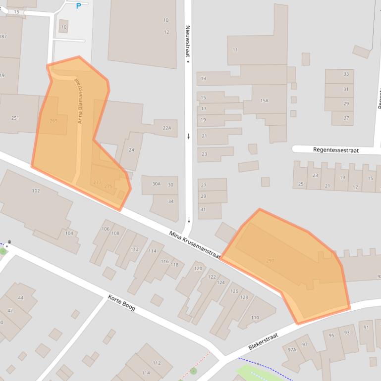 Kaart van postcodegebied 7513HJ.