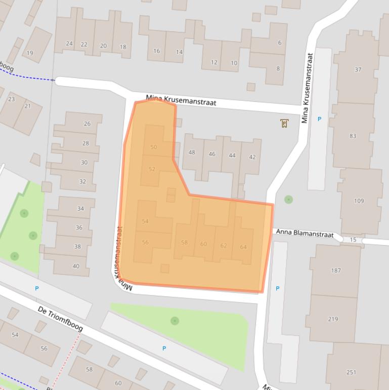 Kaart van postcodegebied 7513HL.