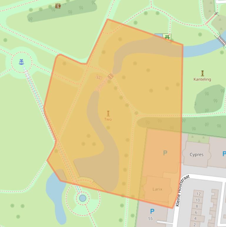 Kaart van postcodegebied 7513WC.