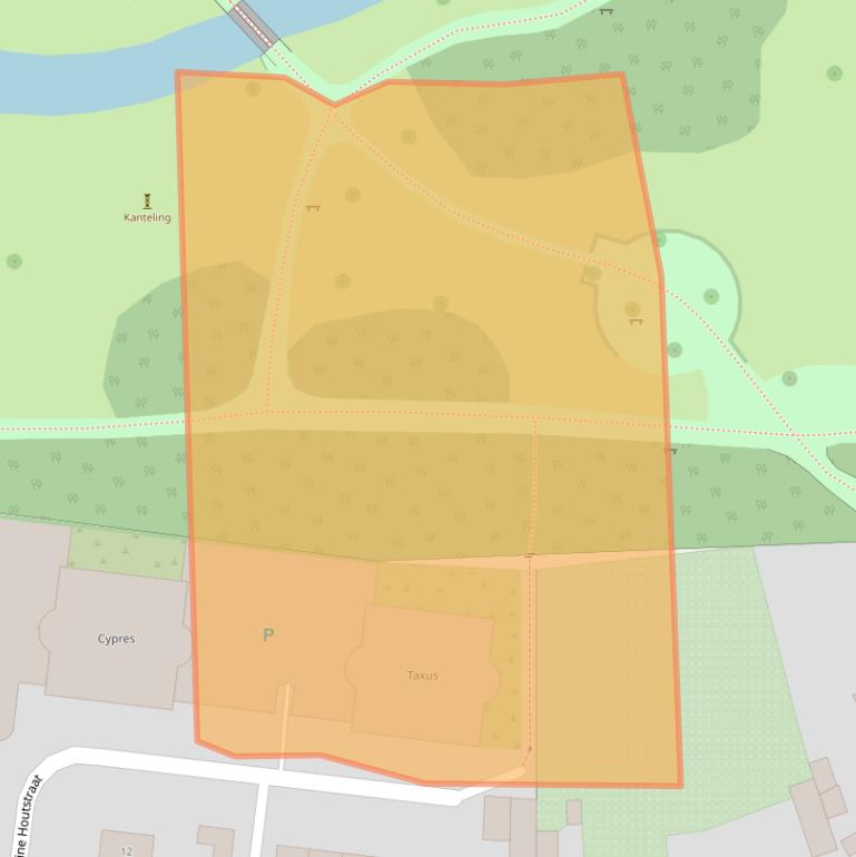 Kaart van postcodegebied 7513WE.
