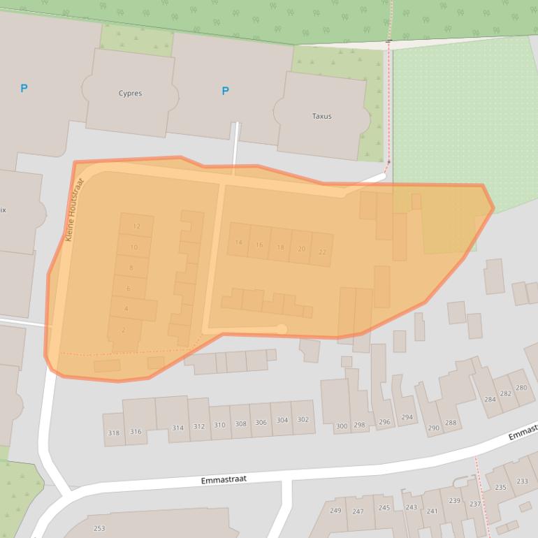 Kaart van postcodegebied 7513WG.