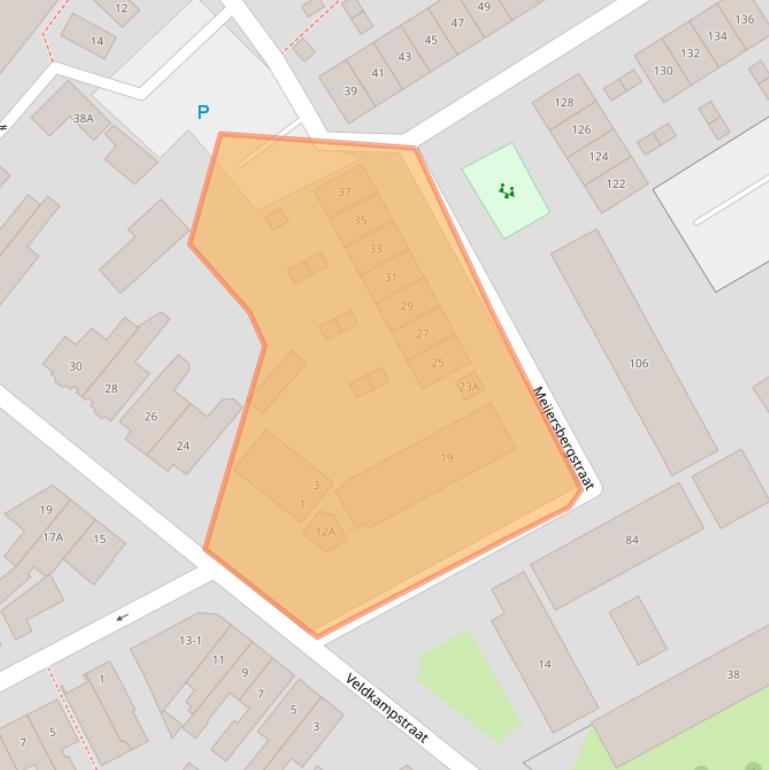 Kaart van postcodegebied 7513XA.