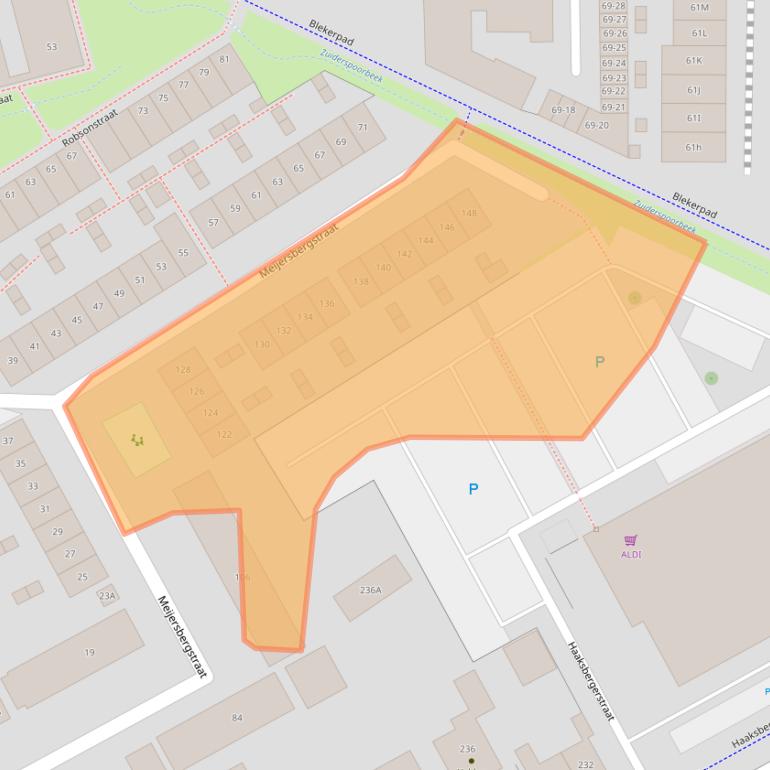 Kaart van postcodegebied 7513XC.