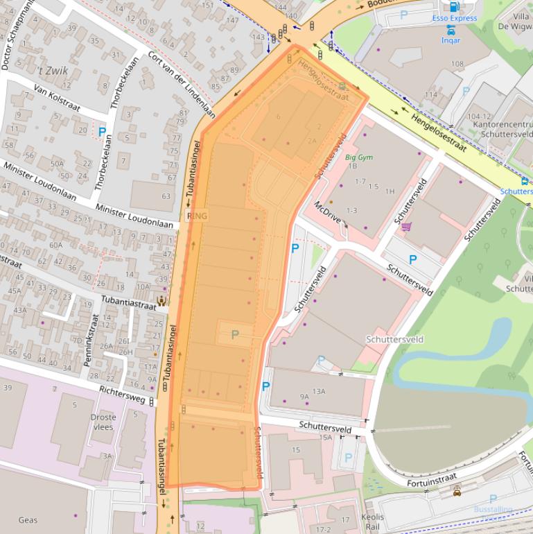 Kaart van postcodegebied 7514AL.