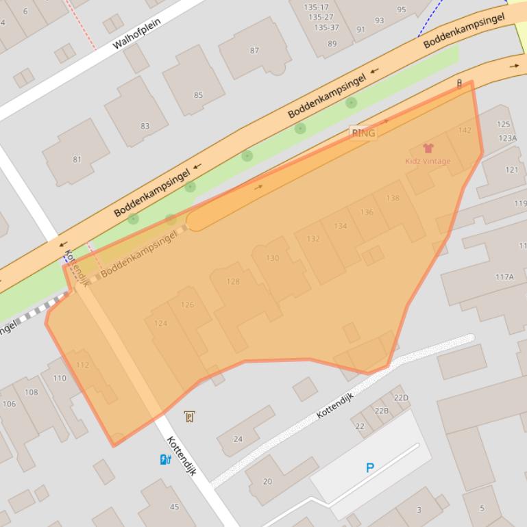 Kaart van postcodegebied 7514AS.