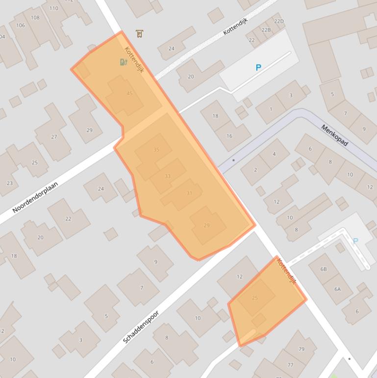 Kaart van postcodegebied 7514BB.