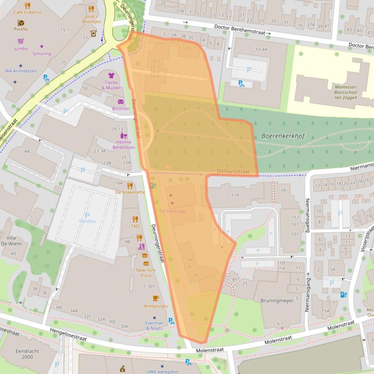 Kaart van postcodegebied 7514BH.