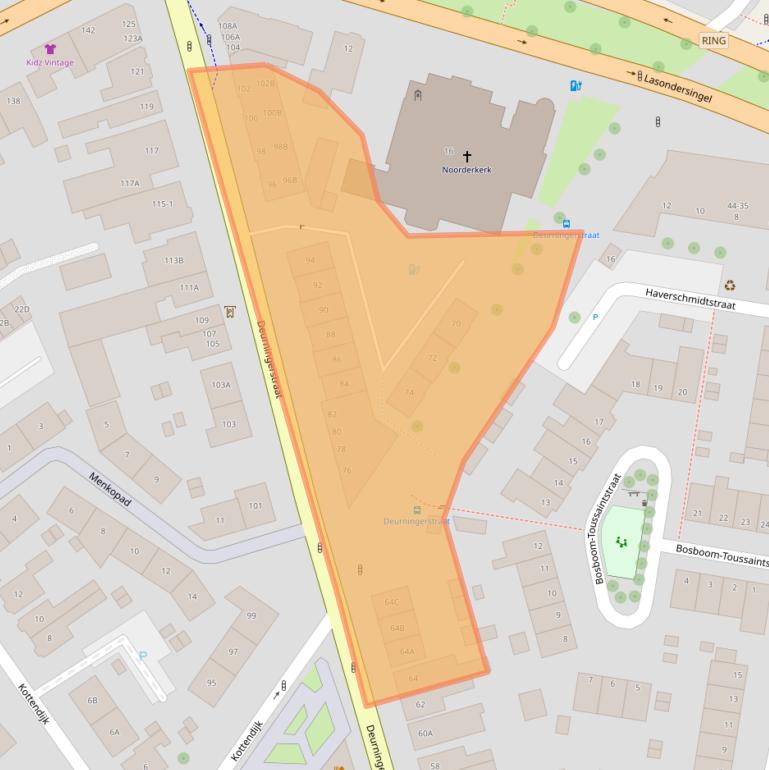 Kaart van postcodegebied 7514BK.