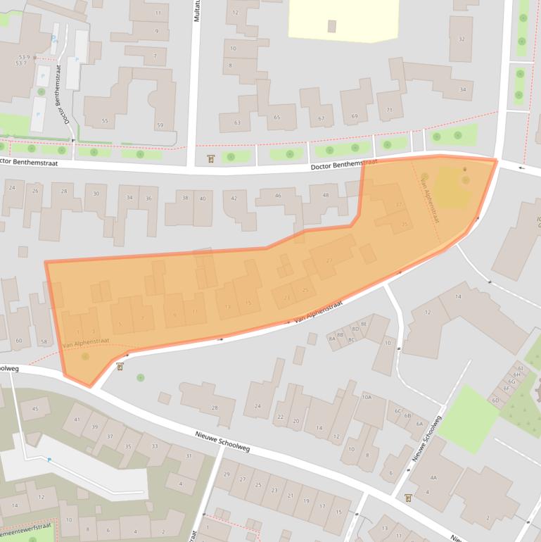 Kaart van postcodegebied 7514DC.