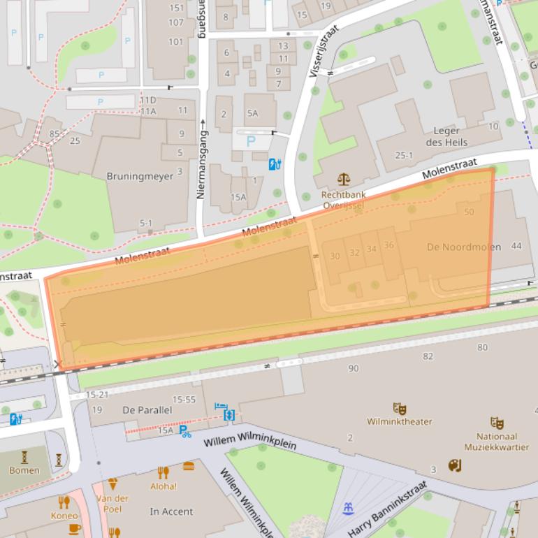 Kaart van postcodegebied 7514DK.